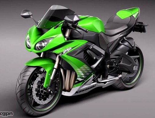 Kawasaki ZX-10R Ninja 20113d model