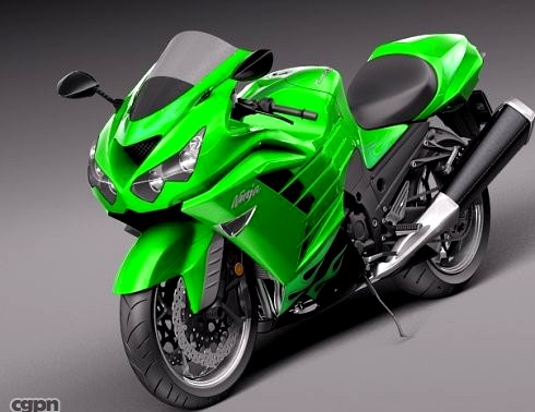 Kawasaki ZX14R ninja 20123d model