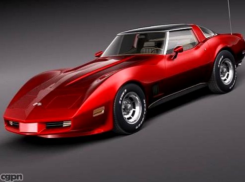 Chevrolet Corvette C3 19803d model