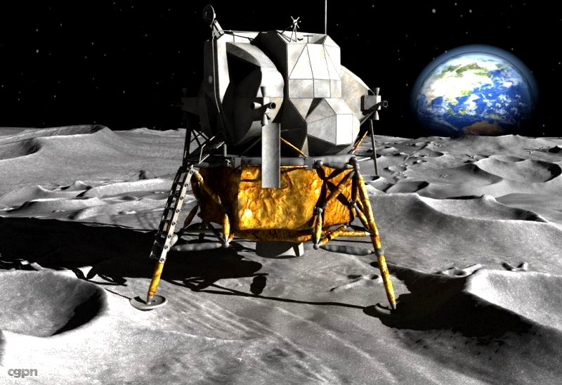 NASA Apollo Lunar Landing Module3d model