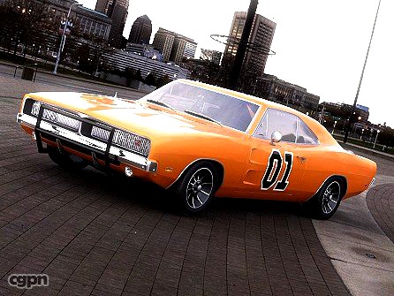 DODGE CHARGER RT 1969 GL3d model