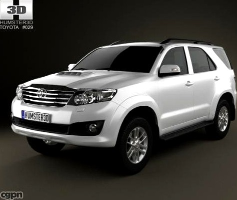 Toyota Fortuner 20123d model