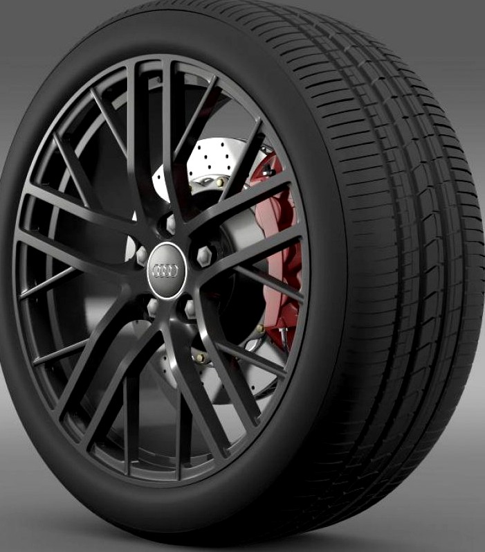 Audi R8 LMX wheel 20143d model