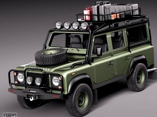 Land Rover Defender Expedition3d model