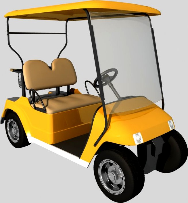 golf car3d model