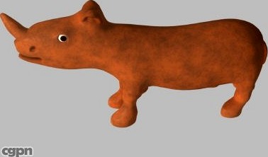 Cartoon Hippo3d model