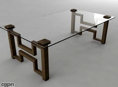 Glass Coffee Table3d model
