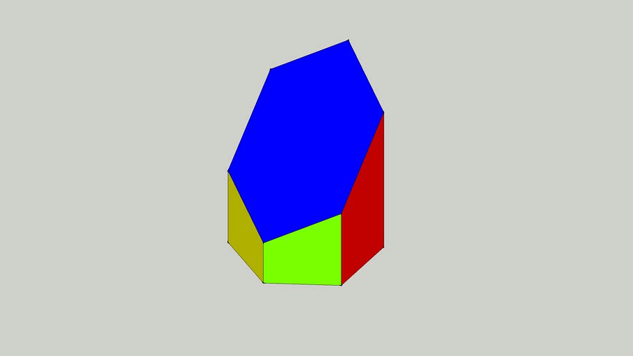 Truncated hexagonal prism