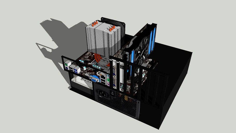 Testbench with computer hardware