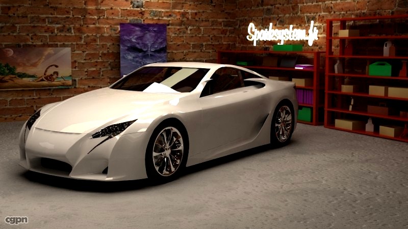 lfa concept3d model