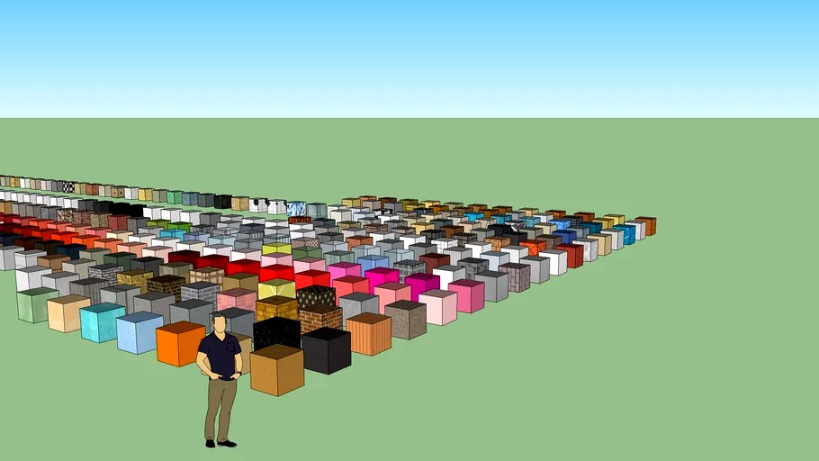 Sketchup All Materials Box