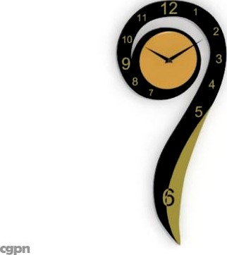 9 Wall Clock3d model