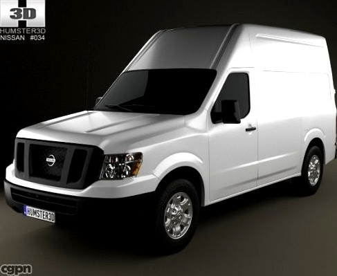 Nissan NV Cargo Van High Roof 20133d model