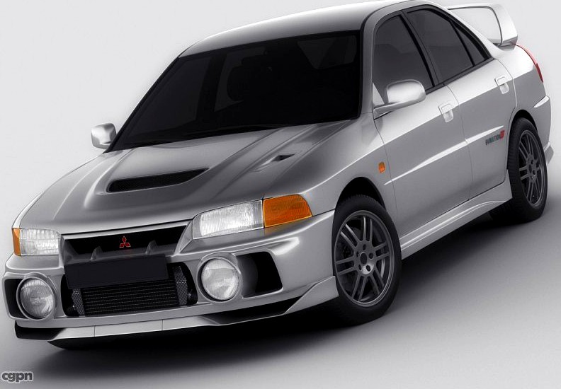 Mitsubishi Lancer Evo IV3d model