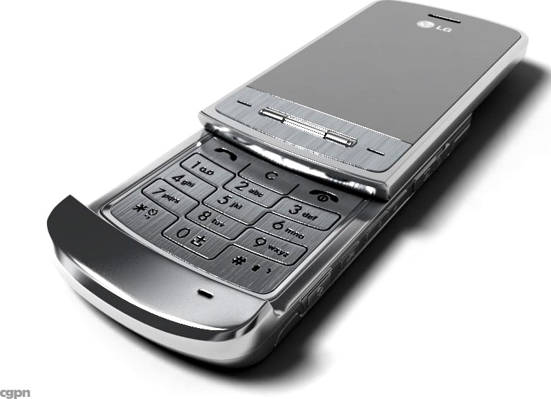 LG KE970 - Shine Black label Series mobile phone3d model