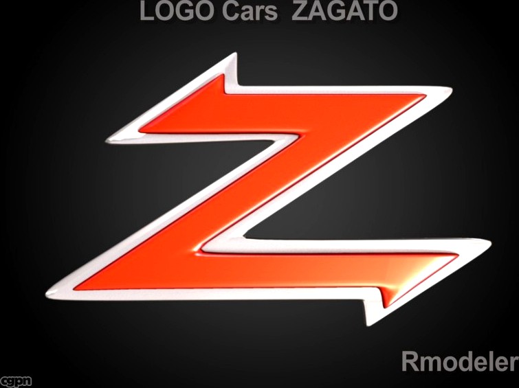 Zagato 3d Logo3d model