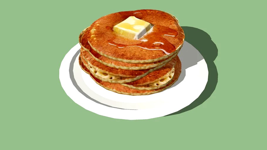Stack of Pancakes on a plate
