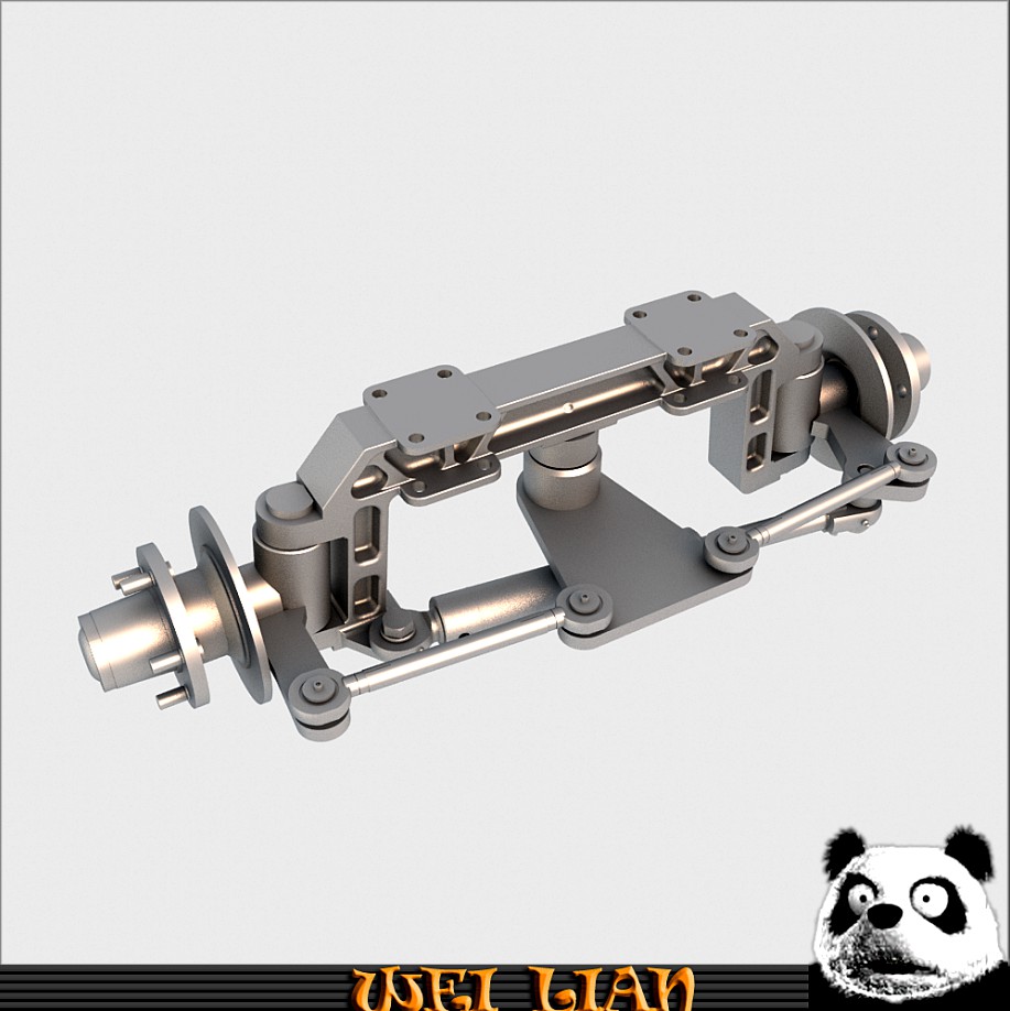 Steering axle3d model