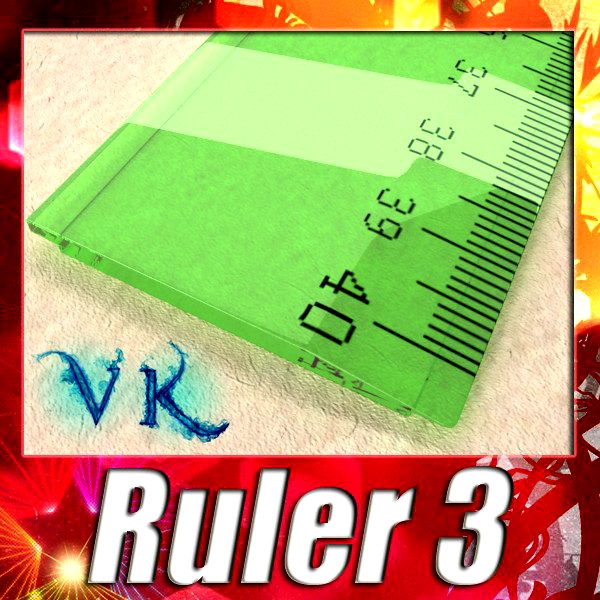 Ruler 033d model