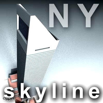 NY skyline - citigroup center3d model