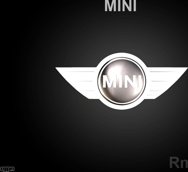 Mini 3d Logo3d model