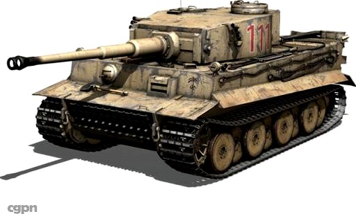 Panzer VI - Tiger - Early Production3d model