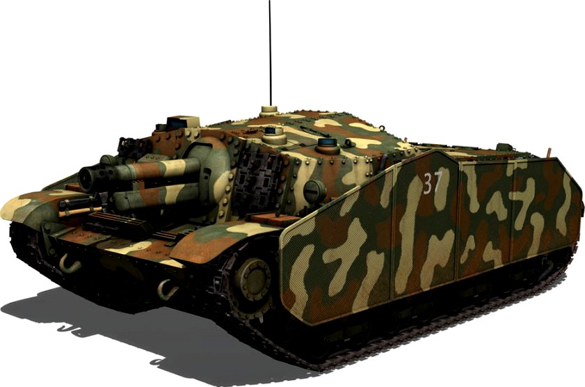 43M Zrinyi II - Hungarian Assault Gun - 3rd Battery 373d model