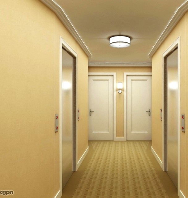 Corridor 0443d model