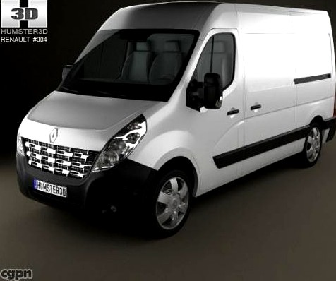 Renault Master PanelVan 20103d model