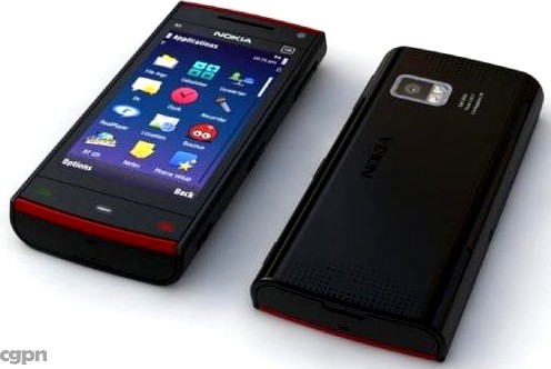 NOKIA X6 PHONE3d model