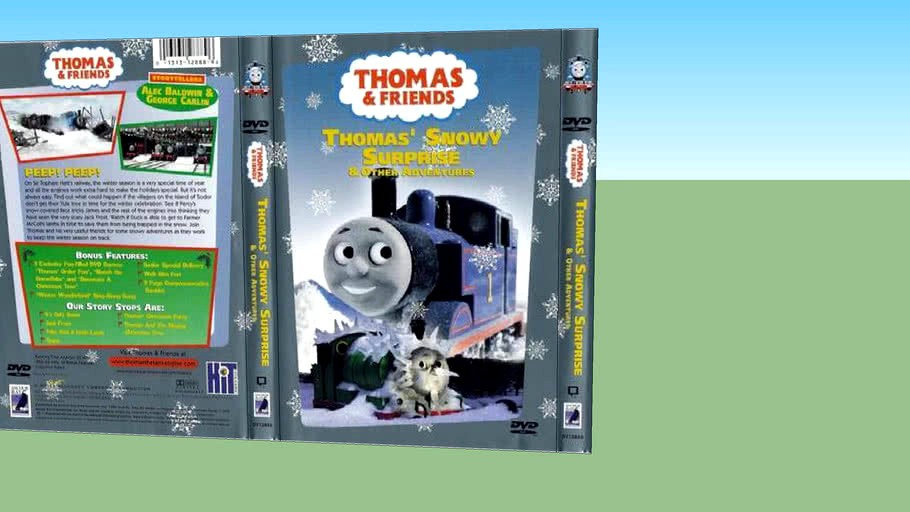 Thomass Snowy Surprise Dvd Cover 3d Model 