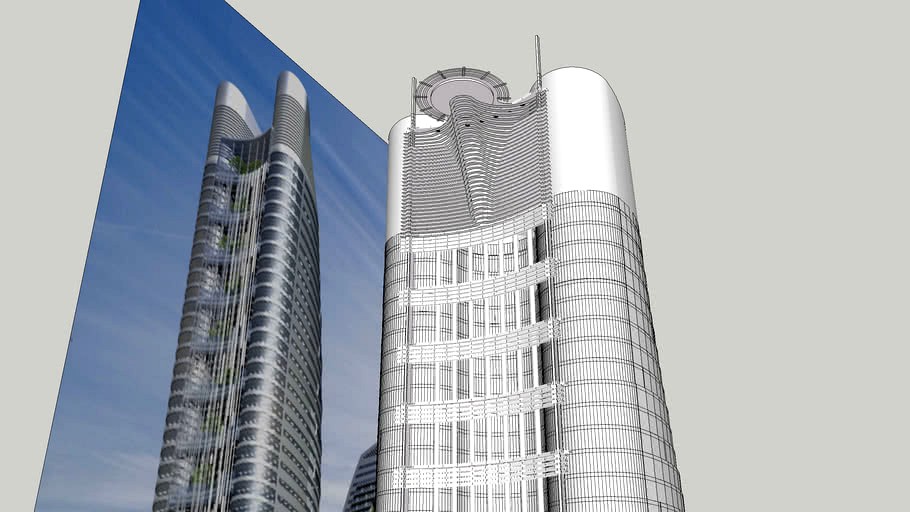 tower architectoural scale model