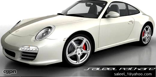 Porsche 911 Carrera + INTERIOR3d model