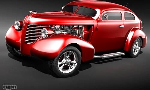 Hotrod Pontiac 19383d model