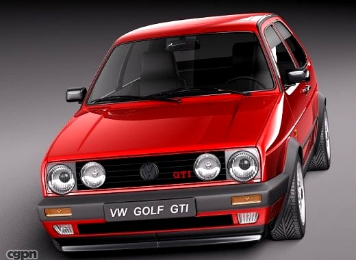 Volkswagen Golf GTI mk2 1983 to 19923d model