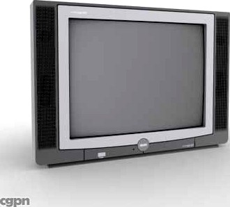 CRT TV3d model