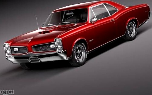 Pontiac GTO 19663d model