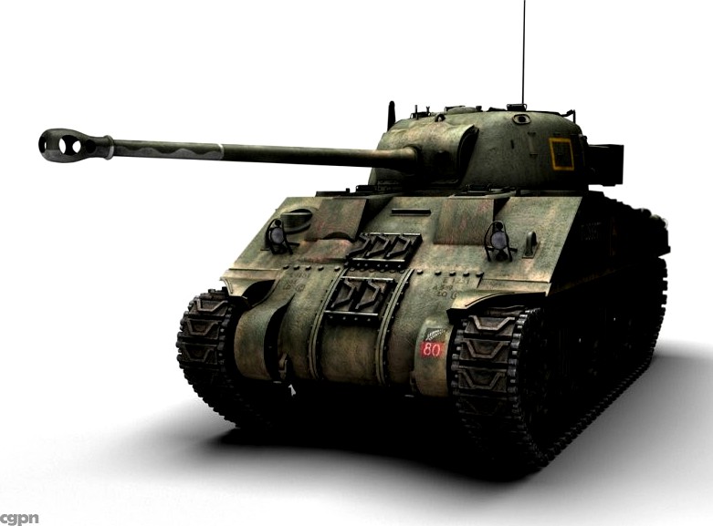 M4 British Sherman Firefly VC3d model