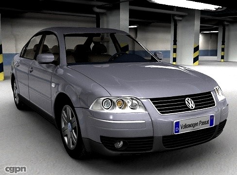 Volkswagen Passat (2000-2004)3d model