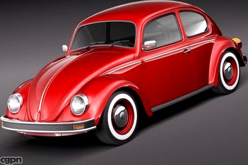 Volkswagen Beetle 19803d model