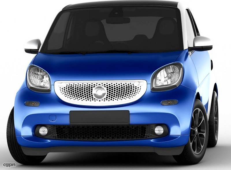 Smart ForTwo 20153d model