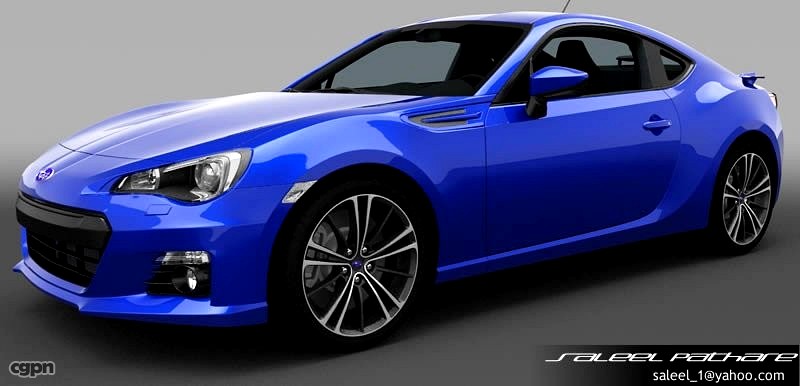 Subaru BRZ 20133d model