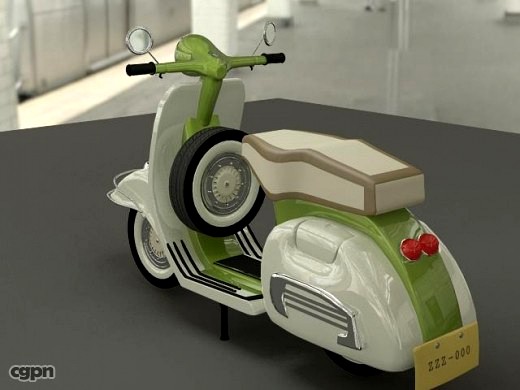 vespa scooter3d model