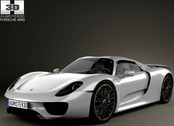 Porsche 918 Spyder 20153d model