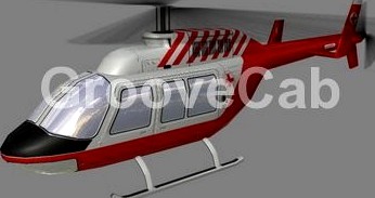 Jet Ranger V6 Helicopter3d model