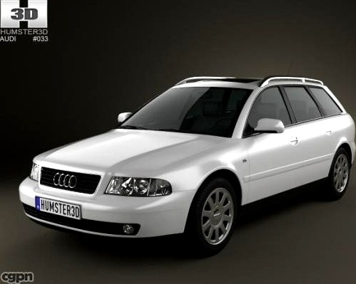 Audi A4 Avant 19993d model