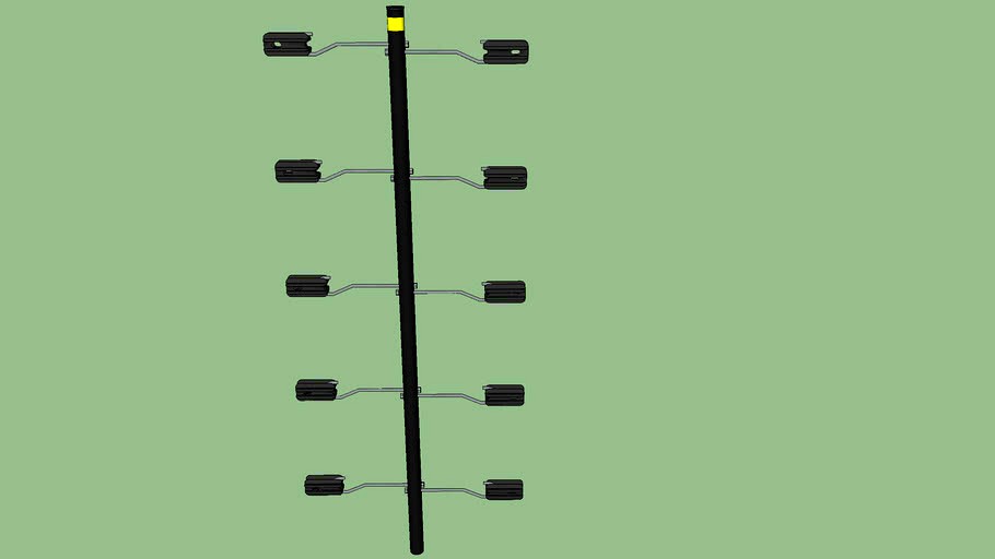 Poste Intermedio Tensor para Cerco Eléctrico
