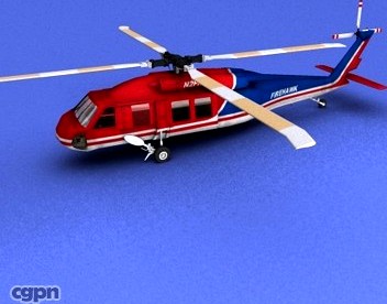 Sikorsky S-70A Firehawk3d model