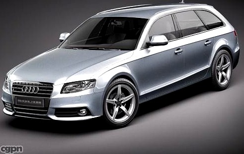 Audi A4 Avant 20103d model