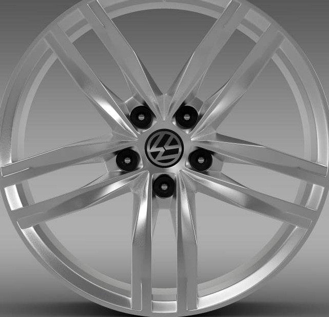 Volkswagen Golf TDI rim3d model